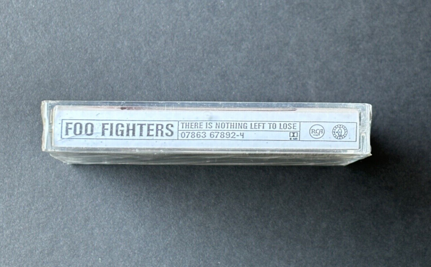 FOO FIGHTERS there is nothing left to lose SEALED 1999 U.S. CASSETTE W/HYPE