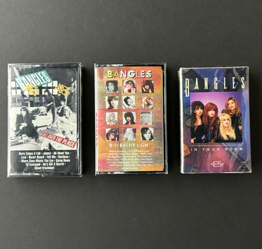 BANGLES all over the place | different light LOT OF 3 SEALED/NOS U.S. CASSETTES