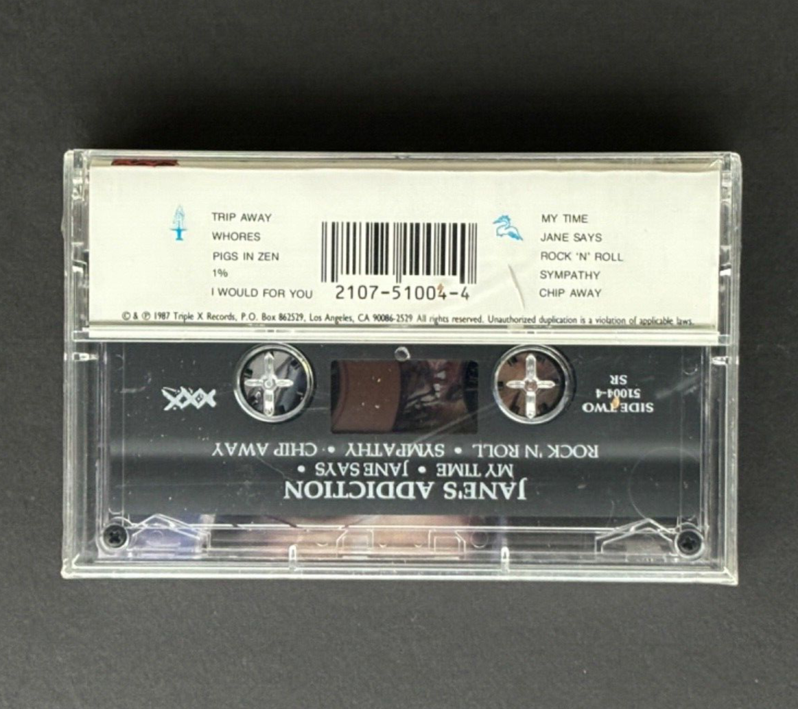 JANE’S ADDICTION self-titled | jane says SEALED U.S. XXX CASSETTE