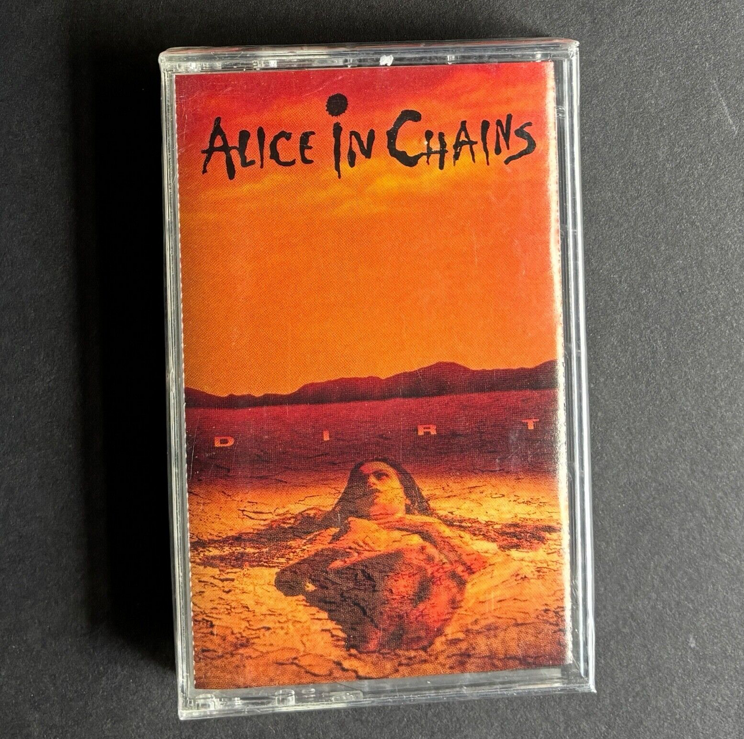 ALICE IN CHAINS dirt RARE HORIZONTAL BARCODE PROMO? US CASSETTE (sealed)