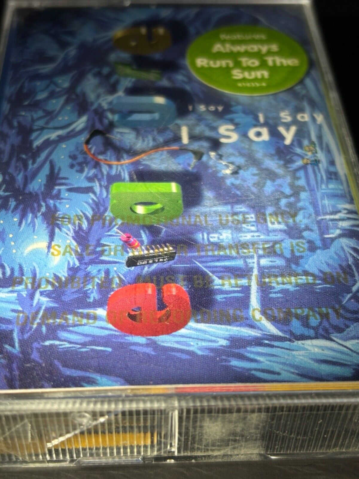 ERASURE i say, i say, i say SEALED 1994 U.S. CASSETTE W/HYPE PROMO STAMP