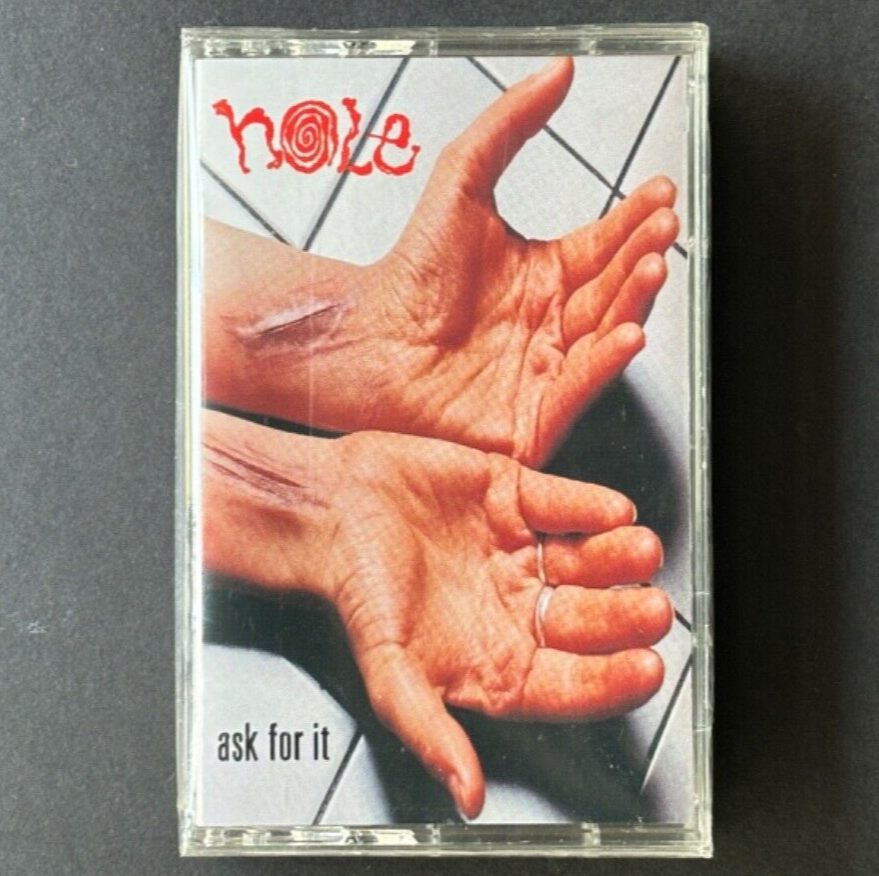 HOLE ask for it 1995 CAROLINE RECORDS CASSETTE (Sealed)