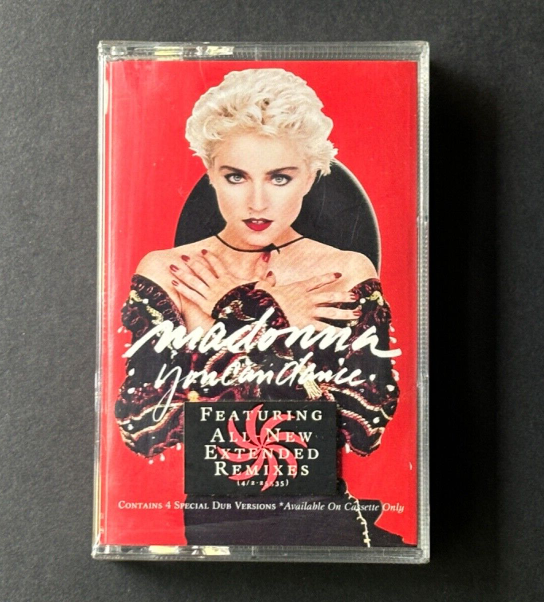 MADONNA you can dance w/spotlight SEALED 1987 U.S. CASSETTE W/HYPE STICKER