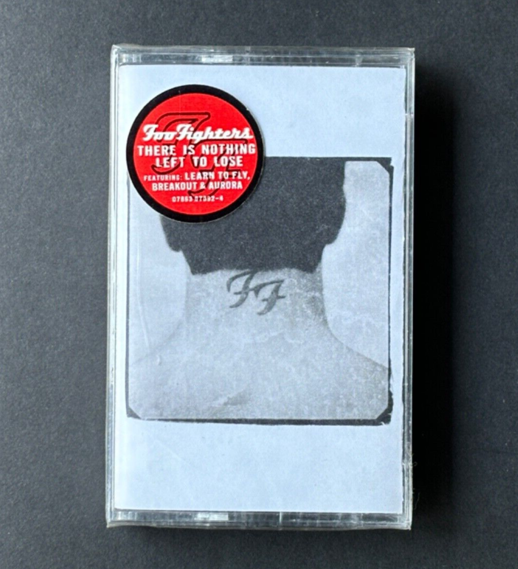 FOO FIGHTERS there is nothing left to lose SEALED 1999 U.S. CASSETTE W/HYPE