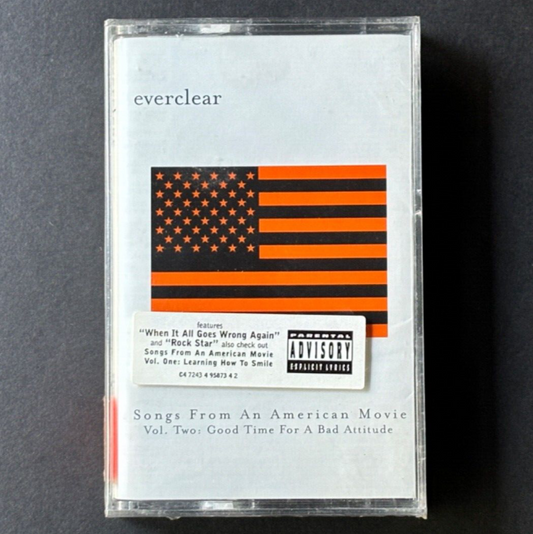 EVERCLEAR songs from an american movie vol. two SEALED U.S. CASSETTE W/HYPE