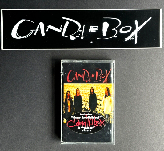 CANDLEBOX self-titled debut 1993 SEALED CASSETTE W/HYPE + VINTAGE STICKER