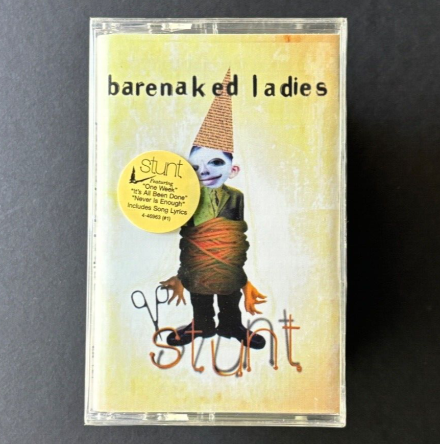 BARENAKED LADIES stunt w/“one week” SEALED U.S. CASSETTE W/HYPE STICKER