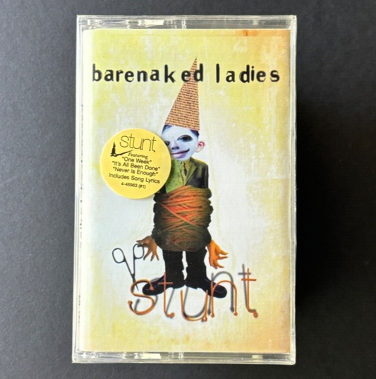 BARENAKED LADIES stunt w/“one week” SEALED U.S. CASSETTE W/HYPE STICKER