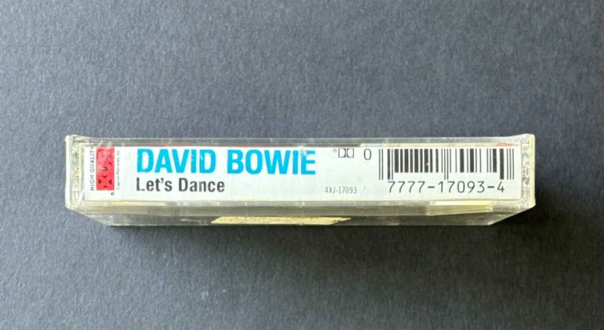 DAVID BOWIE let’s dance © 1983 SEALED/NOS HIGH QUALITY XDR U.S. CASSETTE