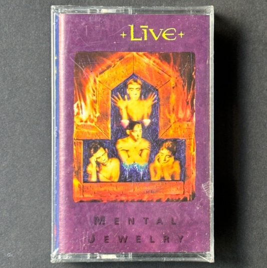 LIVE mental jewelry the band SEALED 1991 RADIOACTIVE CASSETTE W/HYPE STICKER