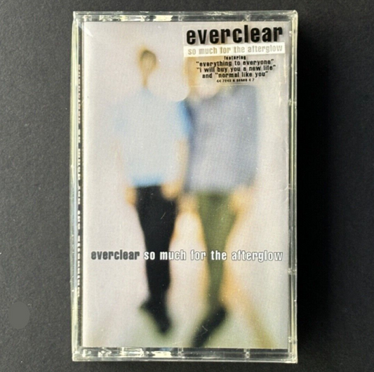 EVERCLEAR so much for the afterglow SEALED 1997 CASSETTE W/HYPE STICKER