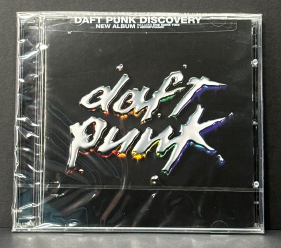 DAFT PUNK discovery SEALED 2001 U.S. CD W/HYPE STICKER