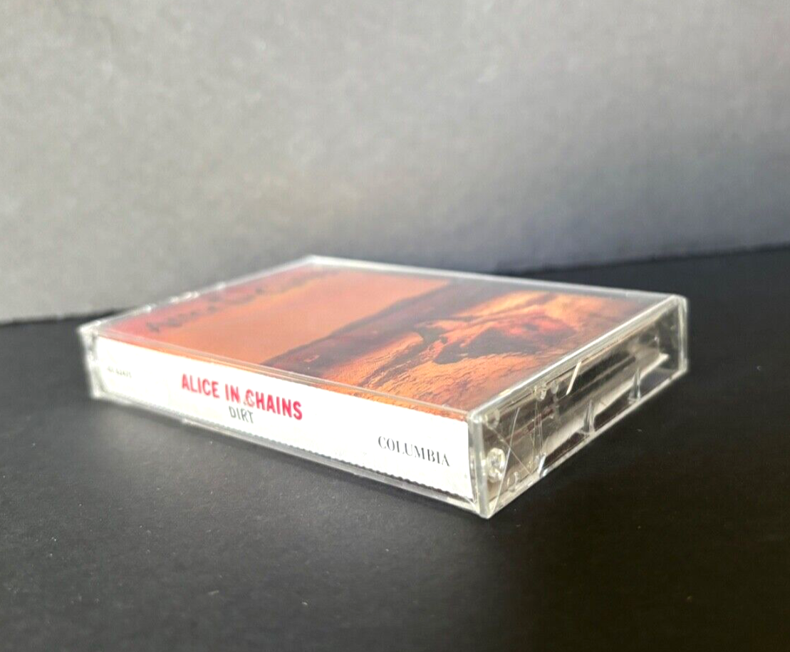 ALICE IN CHAINS dirt RARE HORIZONTAL BARCODE PROMO? US CASSETTE (sealed)