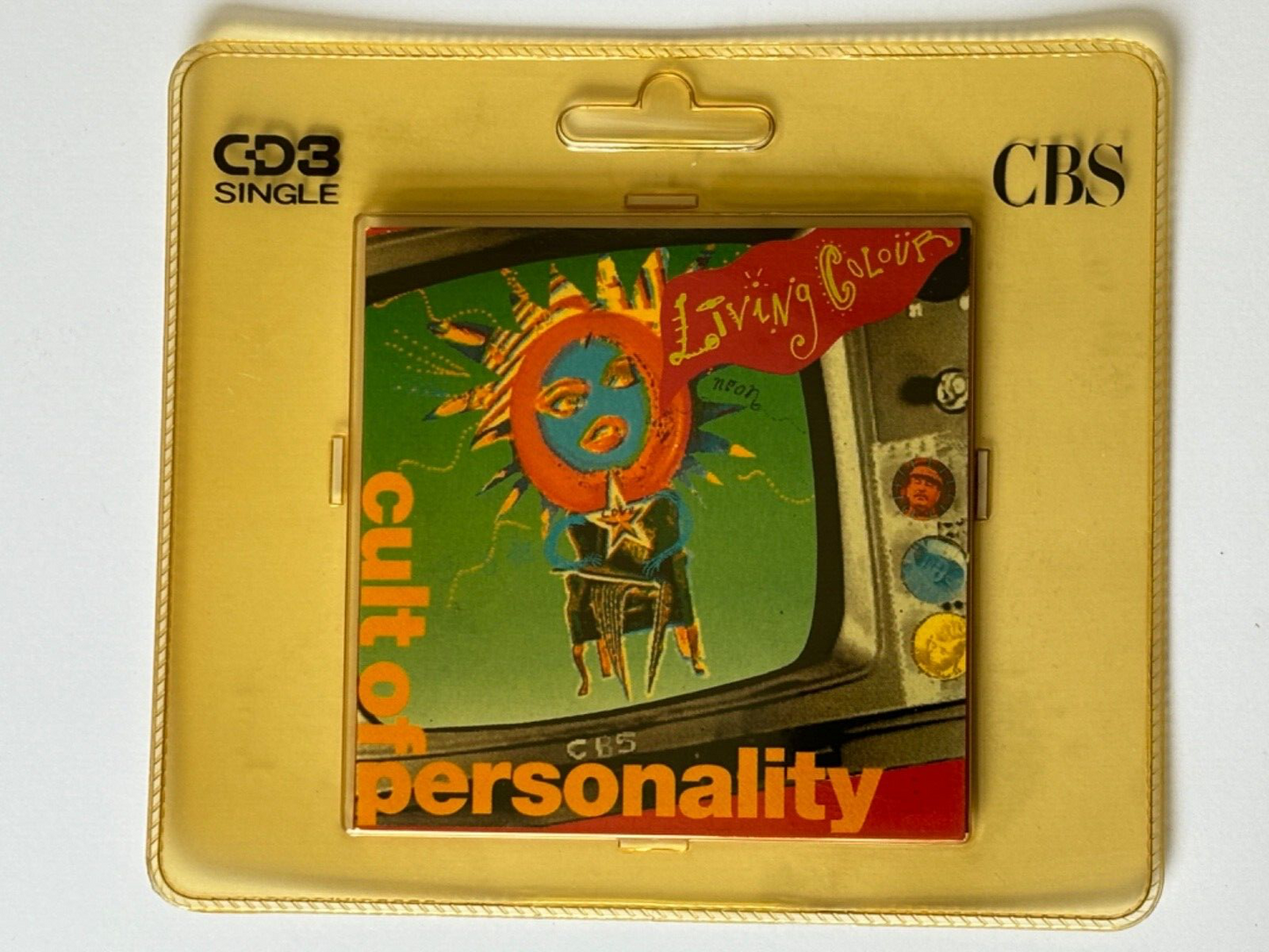 LIVING COLOUR cult of personality from vivid SEALED 3” MINI CD