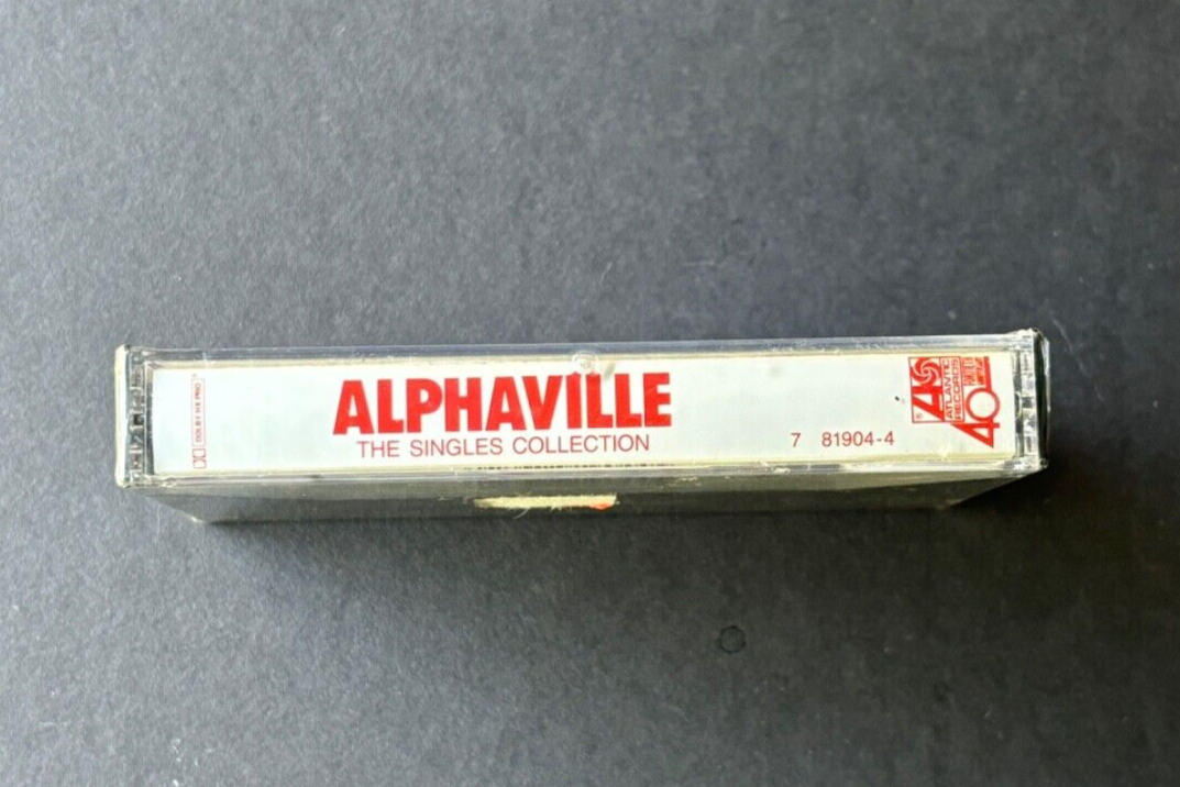 ALPHAVILLE the singles collection 1988 SEALED U.S. CASSETTE W/HYPE STICKER