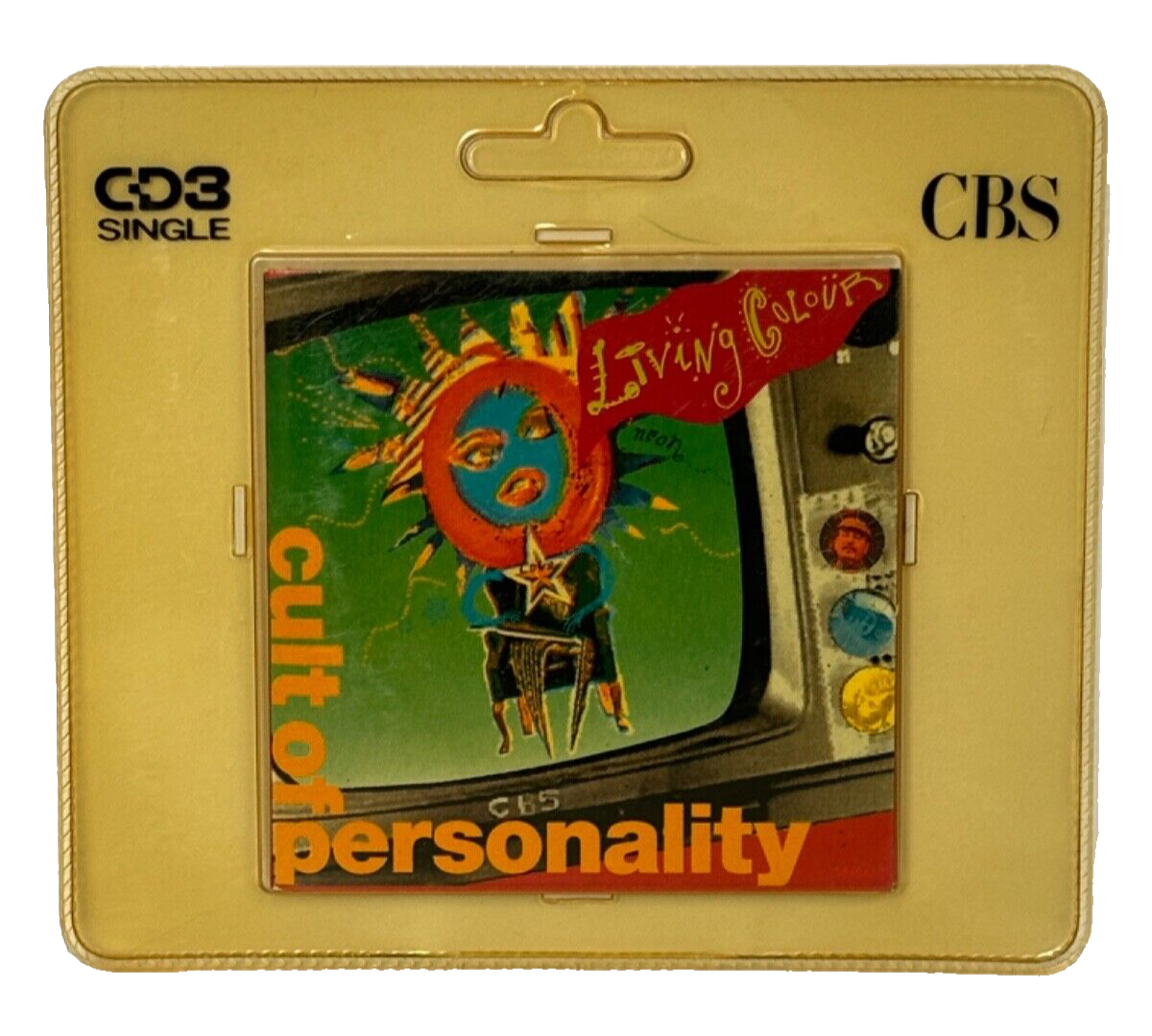 LIVING COLOUR cult of personality from vivid SEALED 3” MINI CD