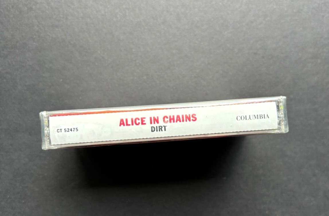 ALICE IN CHAINS dirt RARE HORIZONTAL BARCODE PROMO? US CASSETTE (sealed)