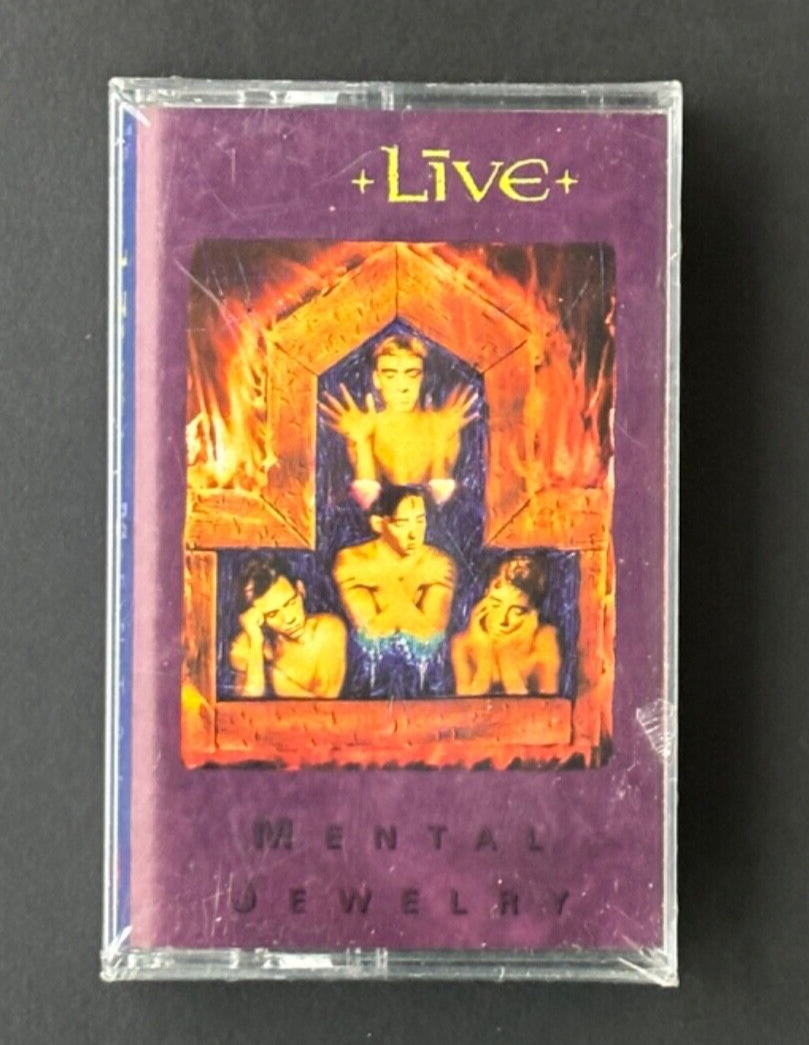 LIVE mental jewelry the band SEALED 1991 RADIOACTIVE CASSETTE W/HYPE STICKER