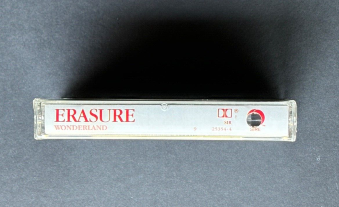 ERASURE wonderland w/oh lamour  SEALED U.S. CASSETTE PROMO?