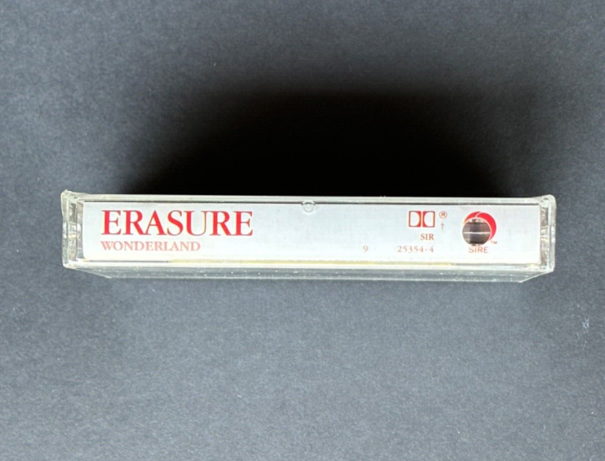 ERASURE wonderland w/oh lamour  SEALED U.S. CASSETTE PROMO?