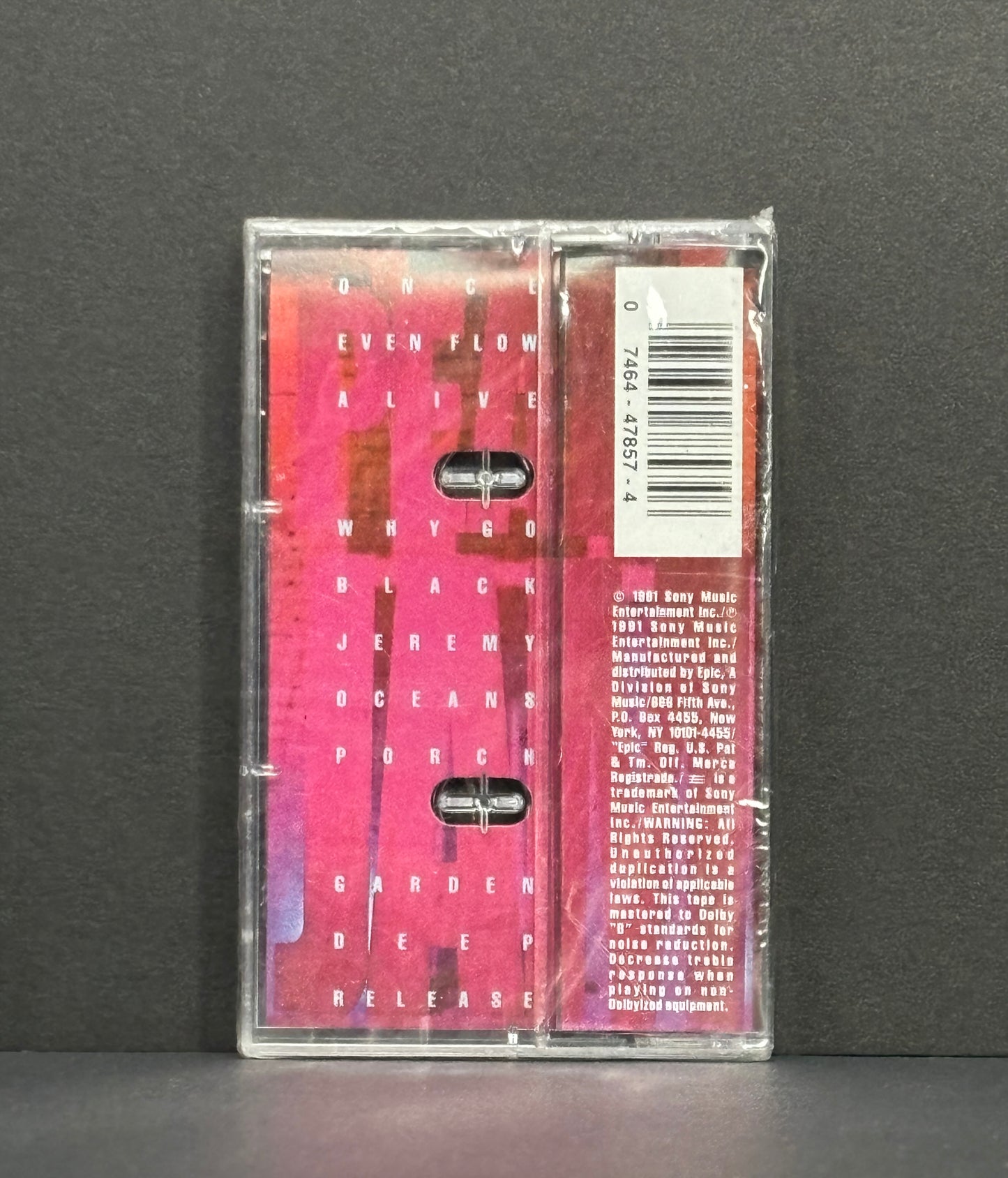 Pearl Jam - Ten cassette (sealed)