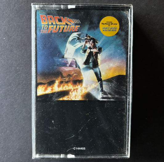 Back To The Future (Music From The Motion Picture Soundtrack) SEALED U.S. CASSETTE (Club Version)